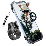 Odolný držiak na bicykel zo silikónovej gumy pre telefón, smartfón, riadidlá Odolný držiak na bicykel zo silikónovej gumy pre telefón, smartfón, riadidlá