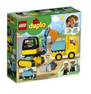 Lego Duplo 10931 Tehly nákladné auto a pásové rýpadlo Lego Duplo 10931 Tehly nákladné auto a pásové rýpadlo