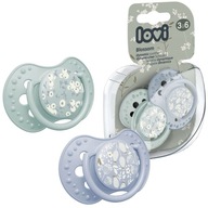Lovi Dynamický ortodontický cumlík 2 kusy 3-6 m Blosson modrý Lovi Dynamický ortodontický cumlík 2 kusy 3-6 m Blosson modrý