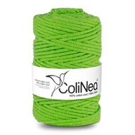 Colinea String sa prepletala pre makramu 100% bavlnu, 5 mm 100 m, svetlo zelená Colinea String sa prepletala pre makramu 100% bavlnu, 5 mm 100 m, svetlo zelená