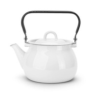 VARNÁ KONVICA SMALTOVANÁ na indukciu, BIELA, 2 l