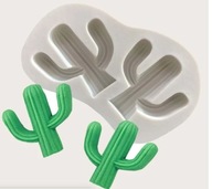 Silikónová odlievacia forma Cactus 2 kaktusová hlina