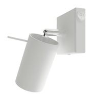 Moderné biele nástenné svietidlo RING s vypínačom do LED jedálne a kuchyne Sollux Moderné biele nástenné svietidlo RING s vypínačom do LED jedálne a kuchyne Sollux