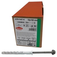 Rámové hmoždinky kpr-fast TX 10x100mm 50ks. Rámové hmoždinky kpr-fast TX 10x100mm 50ks.