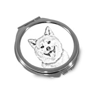 Vreckové zrkadlo Akita Inu, ktoré sa zloží do kabelky Vreckové zrkadlo Akita Inu, ktoré sa zloží do kabelky