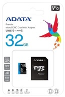 Karta ADATA microSDHC 32GB Premier 100MB/s A1 V10