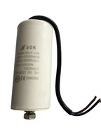 ŠTARTOVACÍ KONDENZÁTOR MOTORA 60uF 450V S KÁBLOM ŠTARTOVACÍ KONDENZÁTOR MOTORA 60uF 450V S KÁBLOM