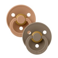 BIBS cumlík 6-18m. 2 balenie Dub zemný tmavý BIBS cumlík 6-18m. 2 balenie Dub zemný tmavý