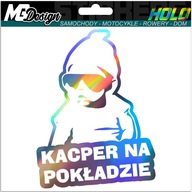 Nálepka na okno KACPER ON BOARD HOLOGRAM Nálepka na okno KACPER ON BOARD HOLOGRAM