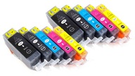 10x ATRAMENT PRE ČIPOVÚ TLAČIAREŇ CANON PIXMA MP550 MP620 10x ATRAMENT PRE ČIPOVÚ TLAČIAREŇ CANON PIXMA MP550 MP620