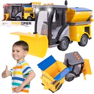 AUTO SNEHOVÁ FRÉZA ULIČNÝ BULLDAZER LED + ZVUK AUTO SNEHOVÁ FRÉZA ULIČNÝ BULLDAZER LED + ZVUK