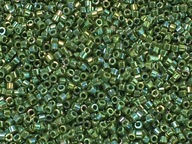 Miyuki Delica DB1575 Opaque Olive Green AB - 5 g Miyuki Delica DB1575 Opaque Olive Green AB - 5 g