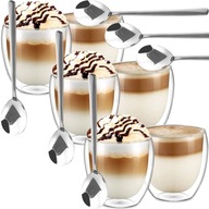6x TERMÁLNE POHÁRE 250ML NA KÁVU LATTE, LYŽ 6x TERMÁLNE POHÁRE 250ML NA KÁVU LATTE, LYŽ