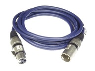 Predlžovací kábel mikrofónu WT/GN. XLR 3PIN 1,5m