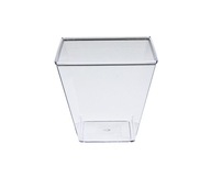 Nádoby na dezerty, hranaté pyramídové poháre, finger food, 200 ml, 50 ks Nádoby na dezerty, hranaté pyramídové poháre, finger food, 200 ml, 50 ks