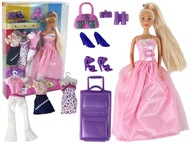 Príslušenstvo pre bábiku Lucy Kufor Princezná Set Príslušenstvo pre bábiku Lucy Kufor Princezná Set