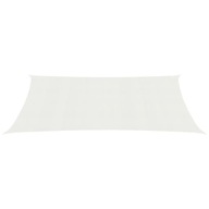 vidaXL Shade Sail 160 g/m² Biela 2,5x5 m HDPE