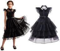 OUTFIT KOSTÝM ŠATY STREDA ADDAMS 140/146 OUTFIT KOSTÝM ŠATY STREDA ADDAMS 140/146