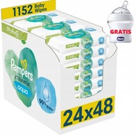 PAMPERS HARMONIE AQUA 99% VODA VLHČENÉ Utierky PRE BOJČATÁ 48 KS PAMPERS HARMONIE AQUA 99% VODA VLHČENÉ Utierky PRE BOJČATÁ 48 KS