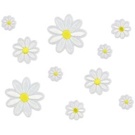 Nažehľovacia súprava NÁŠIVKY DAISIES FLOWERS Nažehľovacia súprava NÁŠIVKY DAISIES FLOWERS