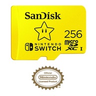 SANDISK NINTENDO SWITCH 256GB micro SD Mario karta