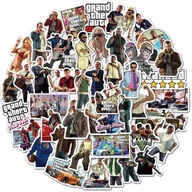 Nálepky GTA Grand Theft Auto 50 KS VODEODOLNÉ Nálepky GTA Grand Theft Auto 50 KS VODEODOLNÉ