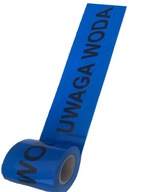Modrá výstražná páska POZOR VODA 0,2x100m