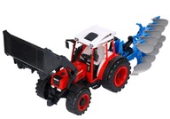Traktor s pluhom POĽNOHOSPODÁRSKY STROJ farma 1025 Traktor s pluhom POĽNOHOSPODÁRSKY STROJ farma 1025
