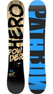 Stredne široký snowboard Pathron Powder 169 cm