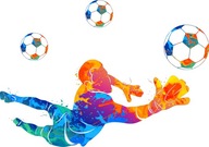 Futbalové samolepky na stenu pre deti a chlapcov Futbalové samolepky na stenu pre deti a chlapcov