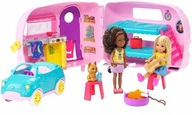 Karavan BARBIE Chelsea + bábika FXG90