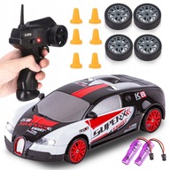 Auto na diaľkové ovládanie BUGATTI Auto na diaľkové ovládanie pre DRIFT 4WD 4x4 2 x batérie Auto na diaľkové ovládanie BUGATTI Auto na diaľkové ovládanie pre DRIFT 4WD 4x4 2 x batérie