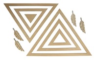 TRIANGLE MACRAME LAPAČ SNOV, sada 5 kusov + ZADARMO TRIANGLE MACRAME LAPAČ SNOV, sada 5 kusov + ZADARMO