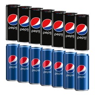 Pepsi Cola + Max sýtený nápoj bez cukru, 14x 330ml plechovka
