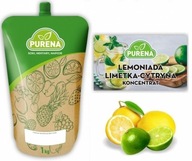 PURENA Limetkovo-citrónový limonádový koncentrát 6l/1kg PURENA Limetkovo-citrónový limonádový koncentrát 6l/1kg