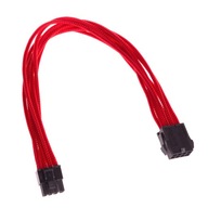 Gelid PCI-E 6+2pin predlžovací kábel 30cm červený Gelid PCI-E 6+2pin predlžovací kábel 30cm červený