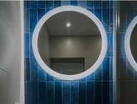 Okrúhle kúpeľňové zrkadlo CAPELLA LED FI70