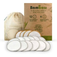 Bambaw Kozmetické tampóny na opakované použitie 16 ks Bambaw Kozmetické tampóny na opakované použitie 16 ks