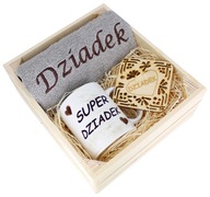 SKVELÝ DARČEK PRE DEDKA UTERÁK + KRABIČKA NA HRNKY SKVELÝ DARČEK PRE DEDKA UTERÁK + KRABIČKA NA HRNKY