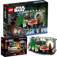 LEGO STAR WARS VIANOČNÁ DIORÁMA MILENNIUM FALCON 40658 + SET LEGO 75317 LEGO STAR WARS VIANOČNÁ DIORÁMA MILENNIUM FALCON 40658 + SET LEGO 75317