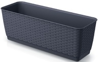 BALKÓNOVÝ BOX SO STOJANOM 50CM ANTRACITOVÝ RATAN BALKÓNOVÝ BOX SO STOJANOM 50CM ANTRACITOVÝ RATAN