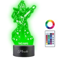 3D LED nočná lampa Monty Fnaf Security Breach Daruj svoj nápis Gravírovanie 3D LED nočná lampa Monty Fnaf Security Breach Daruj svoj nápis Gravírovanie