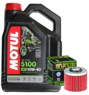 OLEJOVÁ SADA MOTUL 5100 10W40 4L HF145 YAMAHA TDM850 91-01 TDM900 02-12 OLEJOVÁ SADA MOTUL 5100 10W40 4L HF145 YAMAHA TDM850 91-01 TDM900 02-12