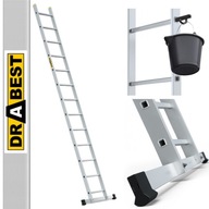 Hliníkový rebrík 1x13 PRO Stabilizátor + hák PL