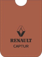 Hnedé kožené puzdro na karty RENAULT CAPTUR Hnedé kožené puzdro na karty RENAULT CAPTUR