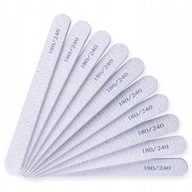 Rovný pilník na nechty 180/240 zebra, 50 kusov Rovný pilník na nechty 180/240 zebra, 50 kusov