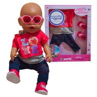MÓDNE OBLEČENIE PRE BÁBIČKU LOVE SET, OKULIARE, TOPÁNKY, 43-46 cm WOOPIE MÓDNE OBLEČENIE PRE BÁBIČKU LOVE SET, OKULIARE, TOPÁNKY, 43-46 cm WOOPIE