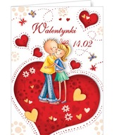 Darčeky na Valentína Krásne zdobené pohľadnice VL25