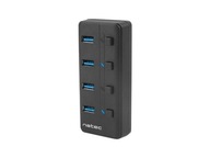Hub NATEC Mantis 2 NHU-1557 4x USB 3.0 farebný Hub NATEC Mantis 2 NHU-1557 4x USB 3.0 farebný