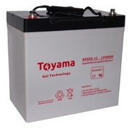 Gélová batéria Toyama NPG 60 12V 60Ah